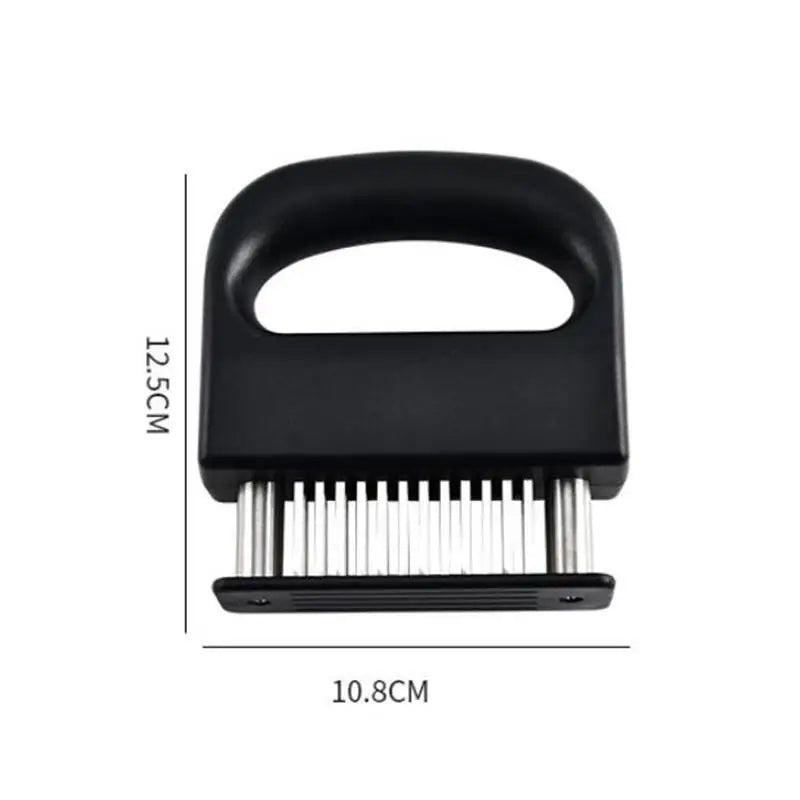 48-Needle Stainless Steel Meat Tenderizer – Black Meat Tenderizer Qme Black