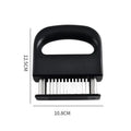 48-Needle Stainless Steel Meat Tenderizer – Black Meat Tenderizer Qme Black