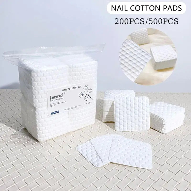 200 Lint-Free Nail Cotton Pads | Polish Remover Manicure Wipes Nail Manicure Wipes Qme