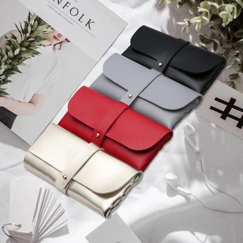 Soft PVC Leather Glasses Case – Sunglasses Storage Box Eyeglasses Case Qst