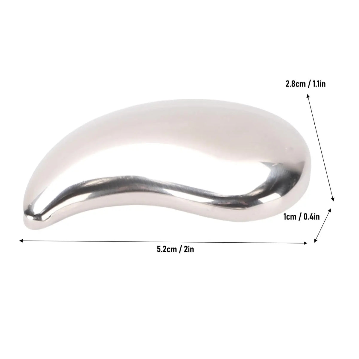 Stainless Steel Cooling Eye Pads – Hot & Cold Eye Mask 2-Pack Eye Care Mask Qst