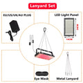3-in-1 Red Light Therapy Lamp with Stand | 660nm & 850nm Light Therapy Lamp Qst Light Panel