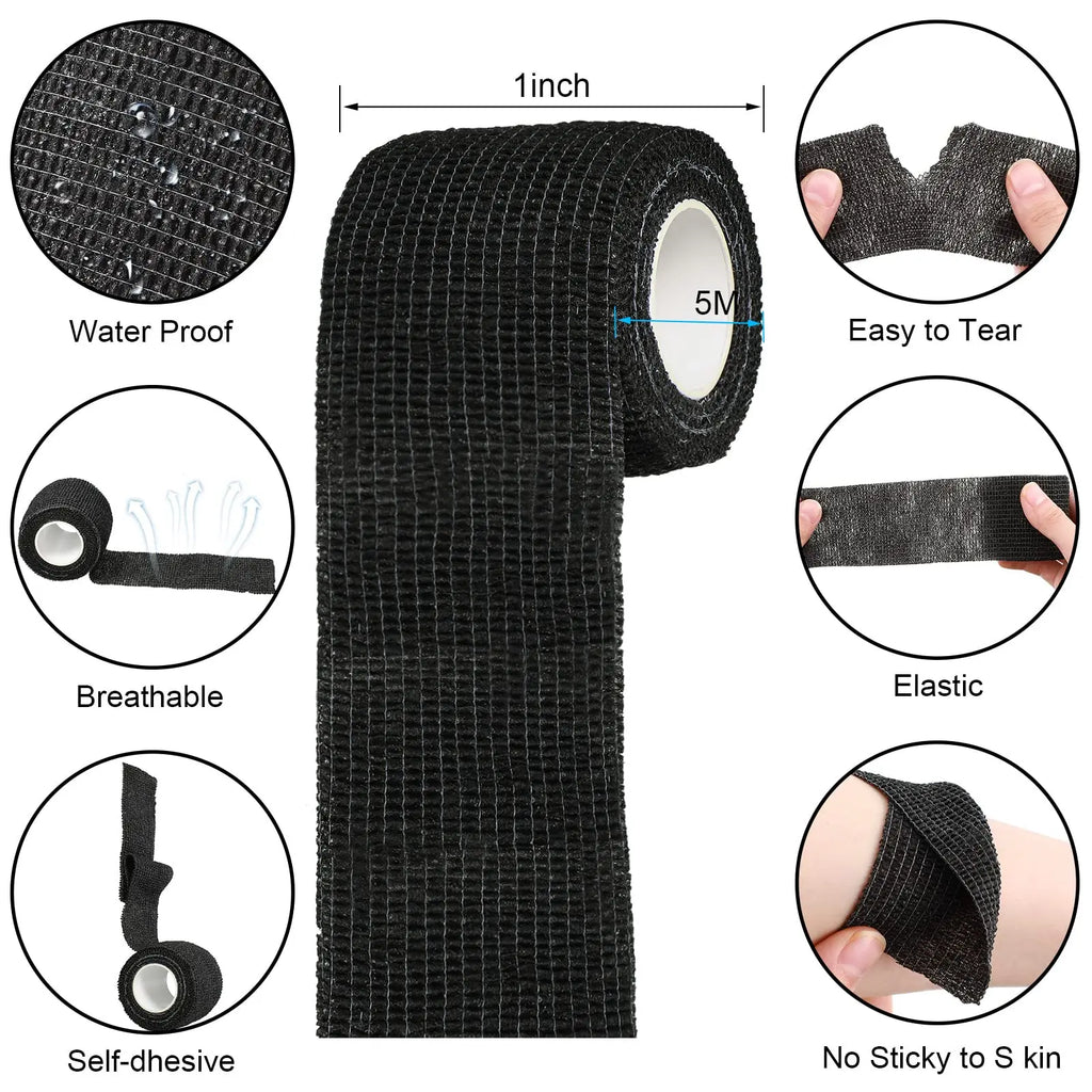 Cohesive Elastic Bandage Wrap Rolls – Self-Adherent Tape Cohesive Bandage Wrap Qme