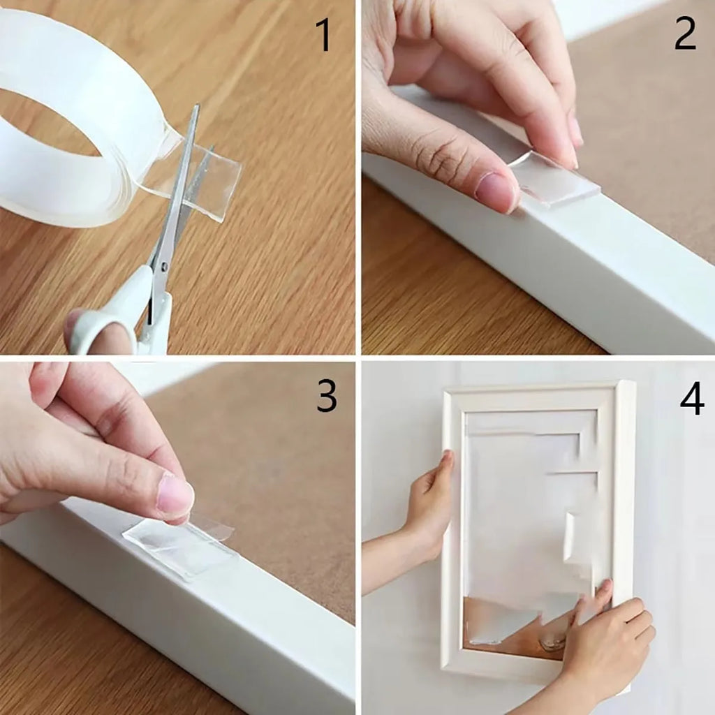 Double-Sided Waterproof Monster Tape – Walls & Appliances Adhesive Tape Qme