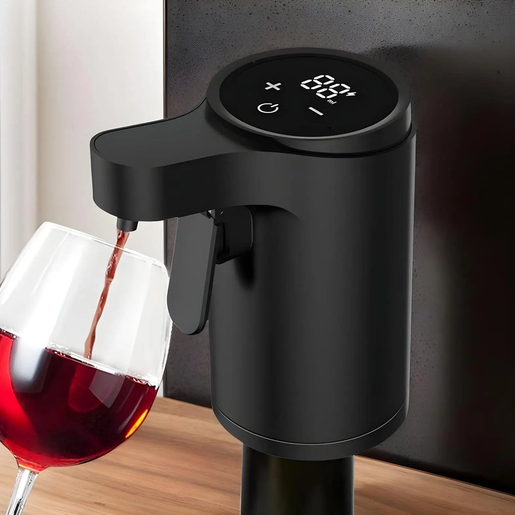 Automatic Wine Dispenser Smart Sensor Pump | 4 Modes Touch Electric Wine Dispenser Qme