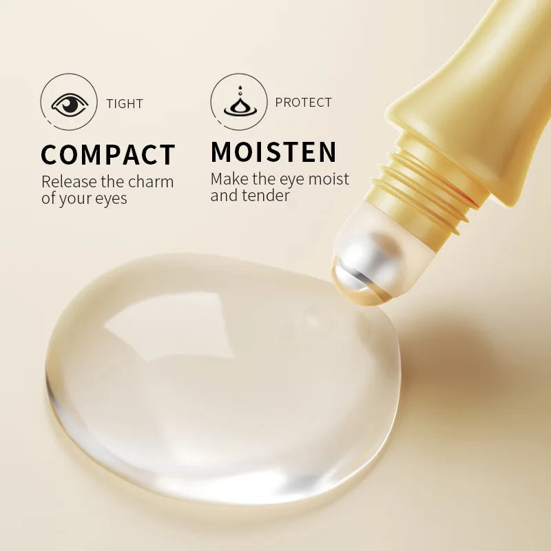 Retinol Eye Serum Roller | Rolling Bead Massage Eye Care Eye Serum Roller Qme
