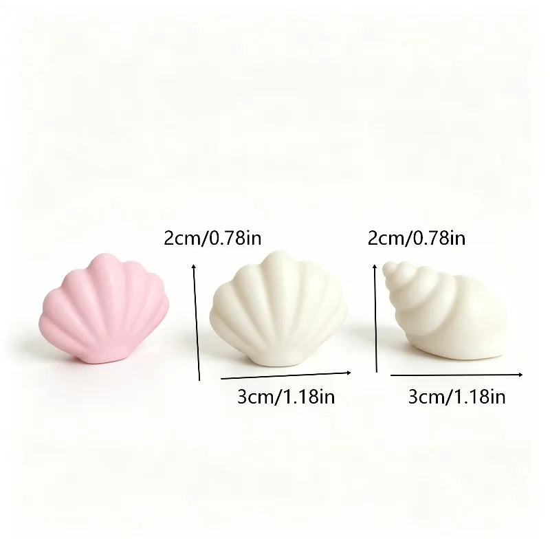 Shell Conch Photo Clips 3D Desktop Stand | Card & Note Holder Desktop Photo Clip Stand Qme