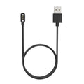 Magnetic Charging Cable Smart Watch 2-Pin Magnetic Plug Smart Watch Charger Qme black
