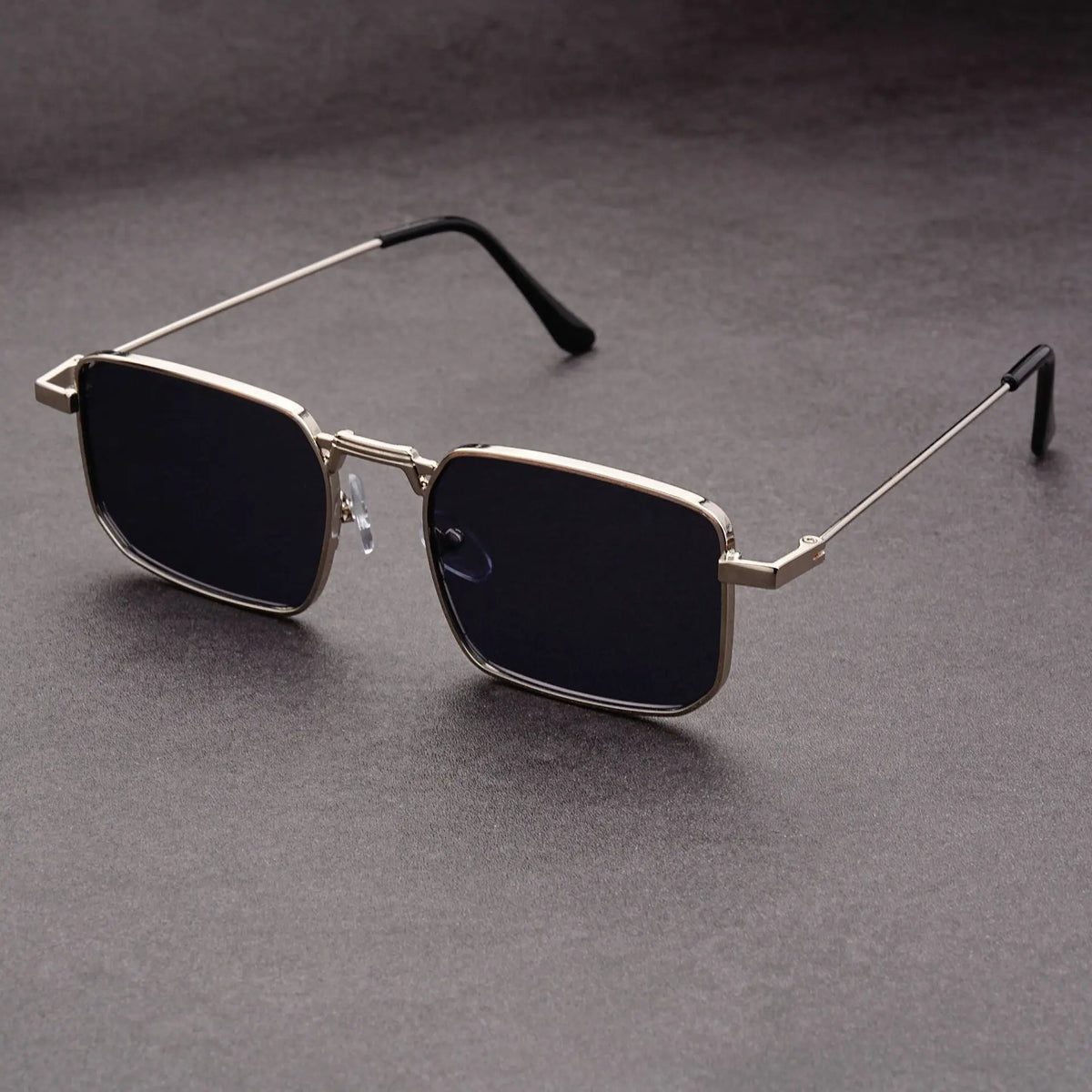Vintage Rectangle Sunglasses Men Women – 9 Lens Colors | Qme Rectangle Sunglasses Qme YGY