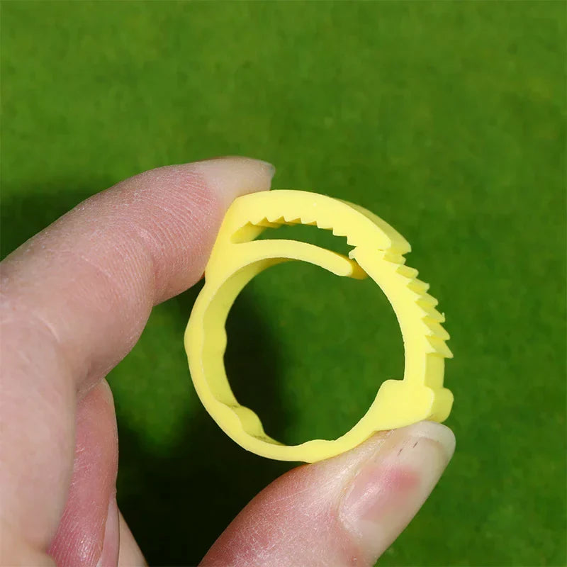 16 Adjustable Poultry Leg Rings Snap Ratchet Bands for Chickens Poultry Leg Bands Qme