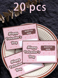 Scratch-Off Love Coupons Cards for Couples – Valentine's & Anniversary Scratch-Off Couple Cards Qme -20Pcs