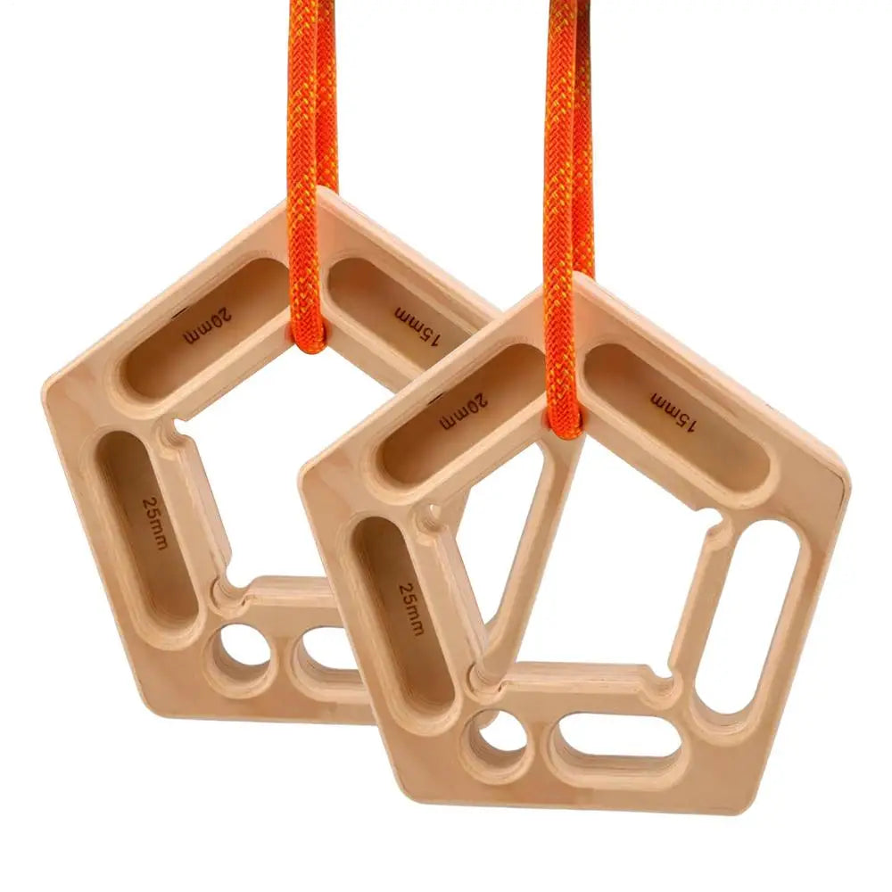 Wooden Climbing Fingerboard | Rock Climbing Finger Trainer Climbing Fingerboard Qme 2pc