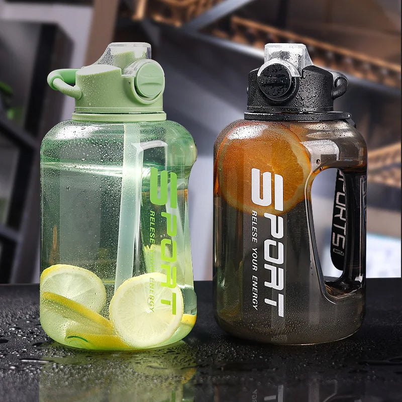 Extra Large 1L+ Sports Straw Water Bottle – 8 Colors Sports Water Bottle Qme