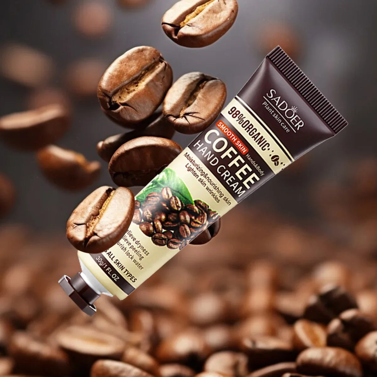 Coffee Moisturizing Hand Cream for Dry Skin – 2-Piece Set Moisturizing Hand Cream Qme