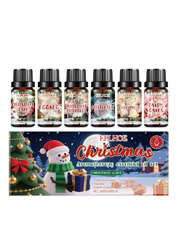 Christmas Aromatherapy Essential Oil Set – Festive Home Scent Essential Oil Set Qst