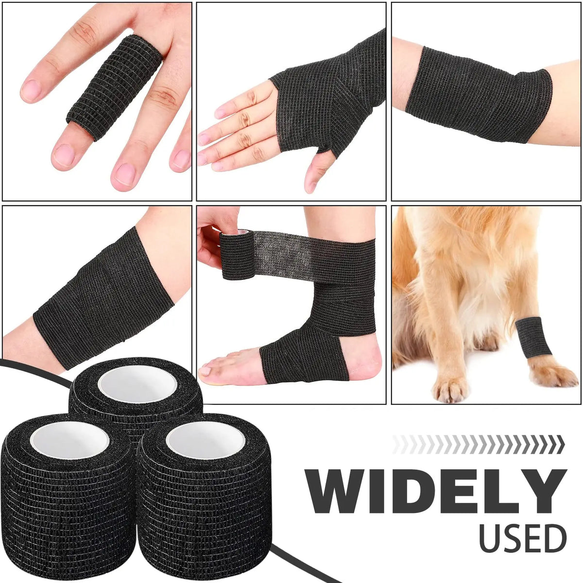 Tattoo Handle Grip Tape – Non-Woven Anti-Slip Bandage Wrap Tattoo Grip Tape Qme