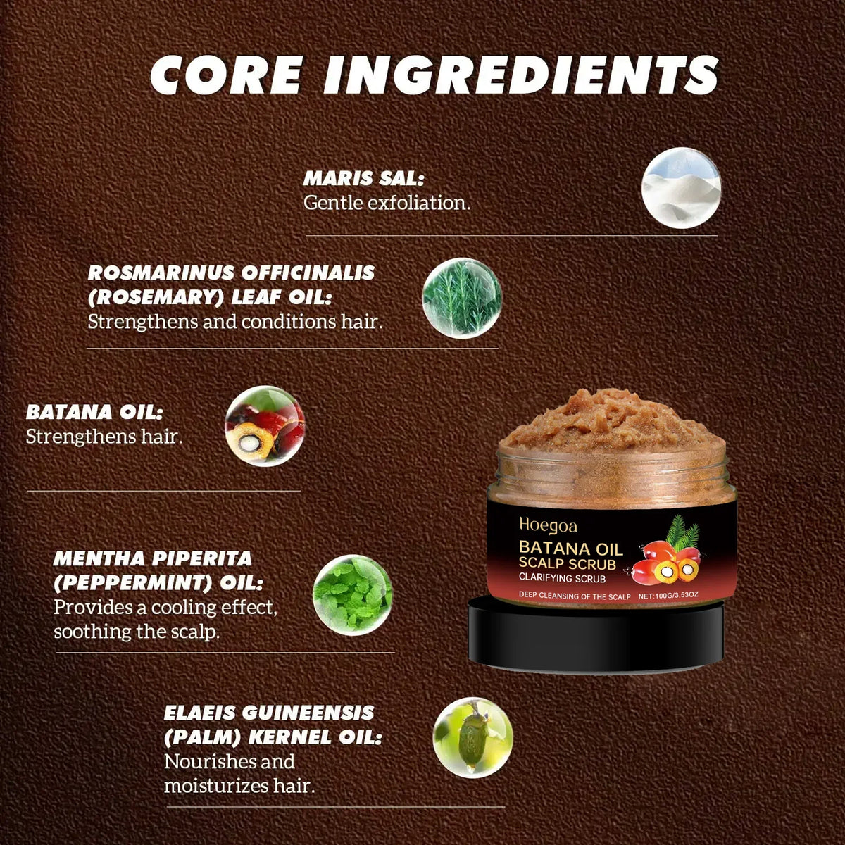 Batana Oil Scalp Scrub – Deep Cleansing & Strengthening Hair Scalp Scrub Treatment Qme