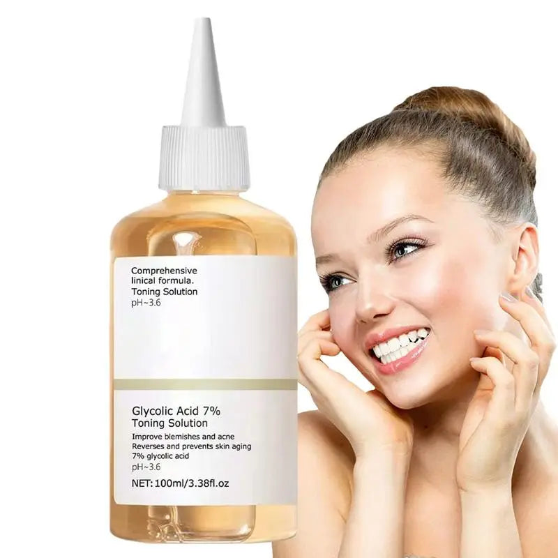 Glycolic Acid 7% Toning Solution – Lifting, Firming & Glowing Glycolic Acid Toner Qme