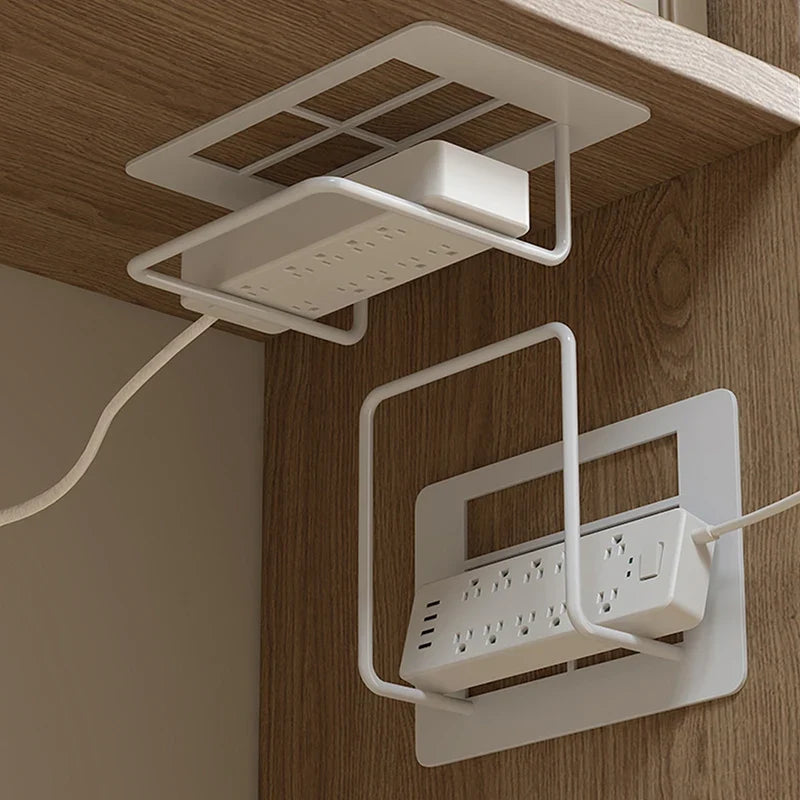 No-Drill Wall-Mounted Router & Set-Top Box Holder Shelf Wall Storage Shelf Qme