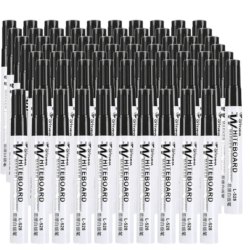 Erasable Whiteboard Marker Pens – 24 Colors, Glass & Blackboard Whiteboard Marker Pens Qme