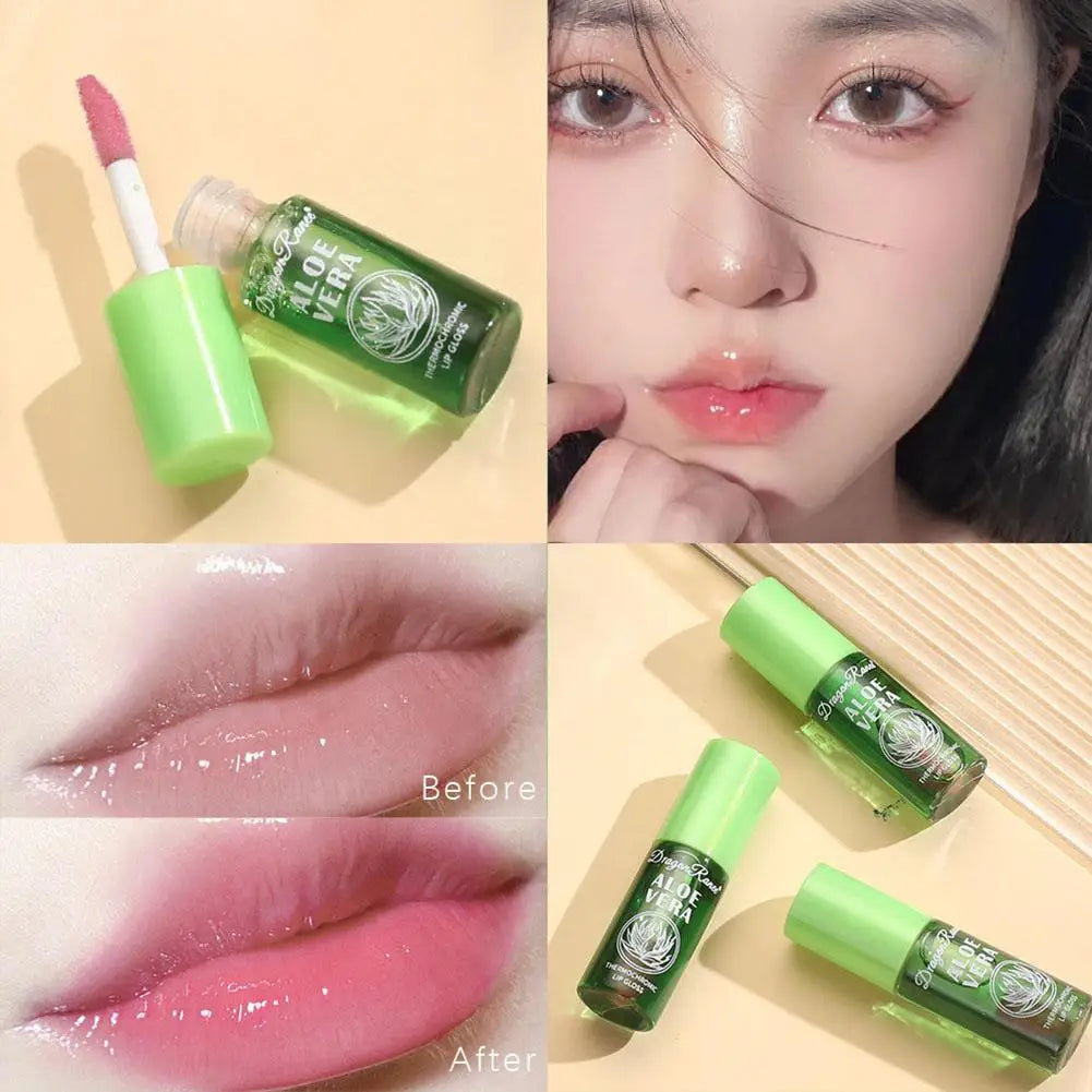Aloe Vera Color-Changing Lip Balm Jelly – Moisturizing Tint Color-Changing Lip Balm Qme