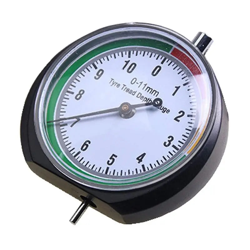 Tire Tread Depth Gauge – Stainless Steel Car Tire Monitor Tire Depth Gauge Qme As Shown