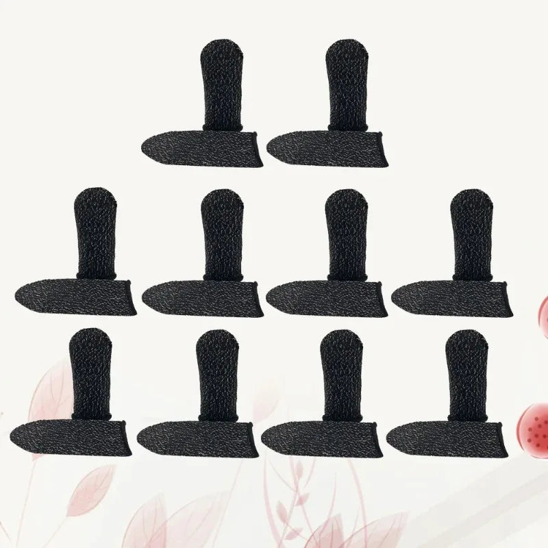 100-Pack Gaming Finger Sleeves – Anti-Sweat Non-Slip Touch Gaming Finger Sleeves Qme