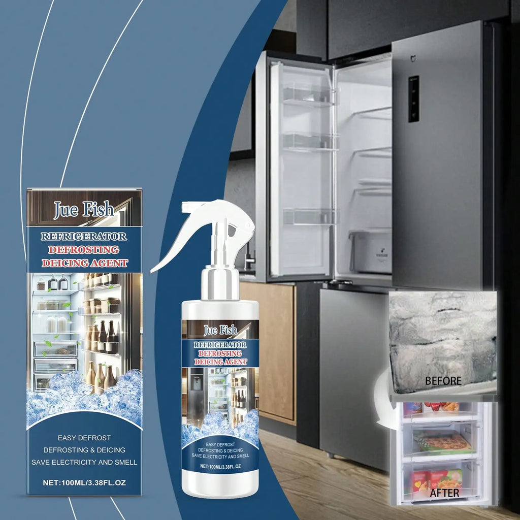 Refrigerator Defrost & Ice Removal Cleaner | Freezer Cleaner Appliance Cleaner Qme