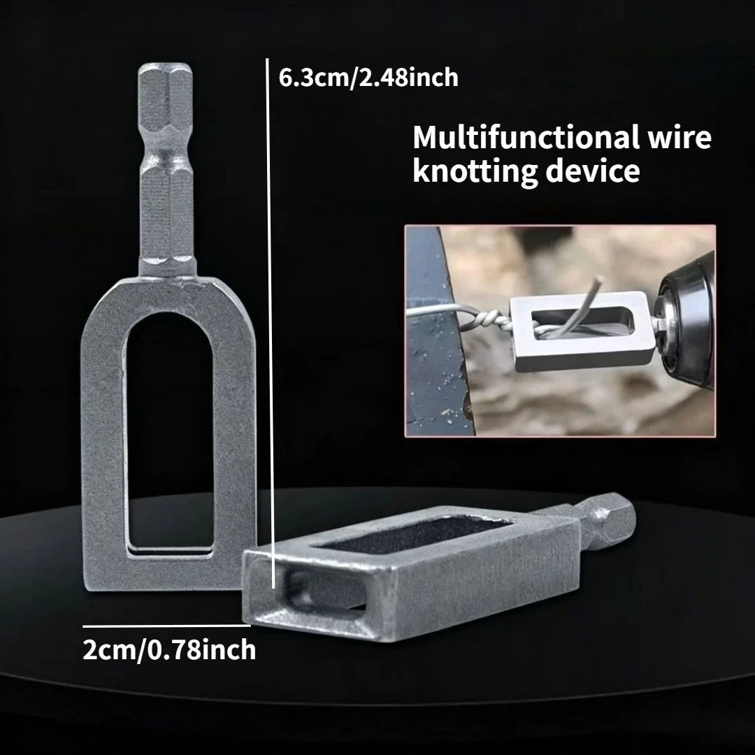 Heavy Duty Wire Twister Tool – Fence Tying Drill Chuck Wire Twister Tool Qme