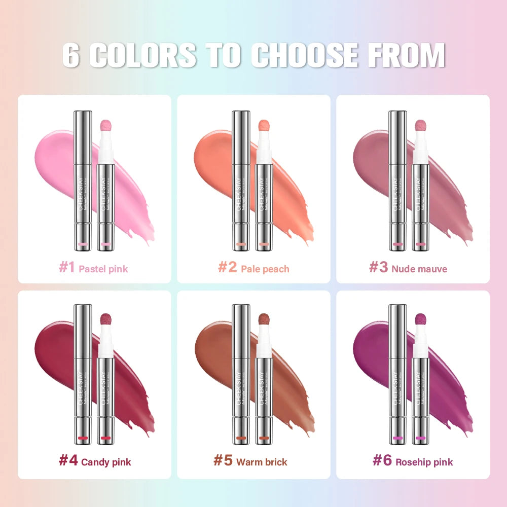 Lakerain Liquid Blush Pen – Sponge Tip, Long-Lasting Blush Liquid Blush Pen Qst