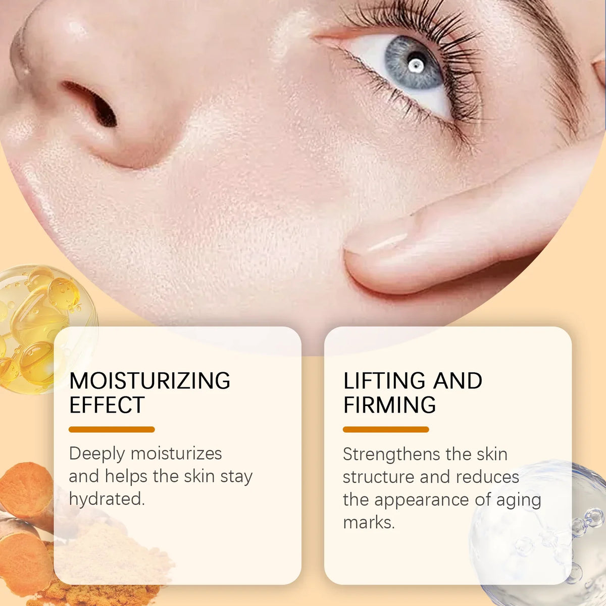 Turmeric Retinol Eye Cream Stick – Brighten & Depuff Eye Cream Stick Qme