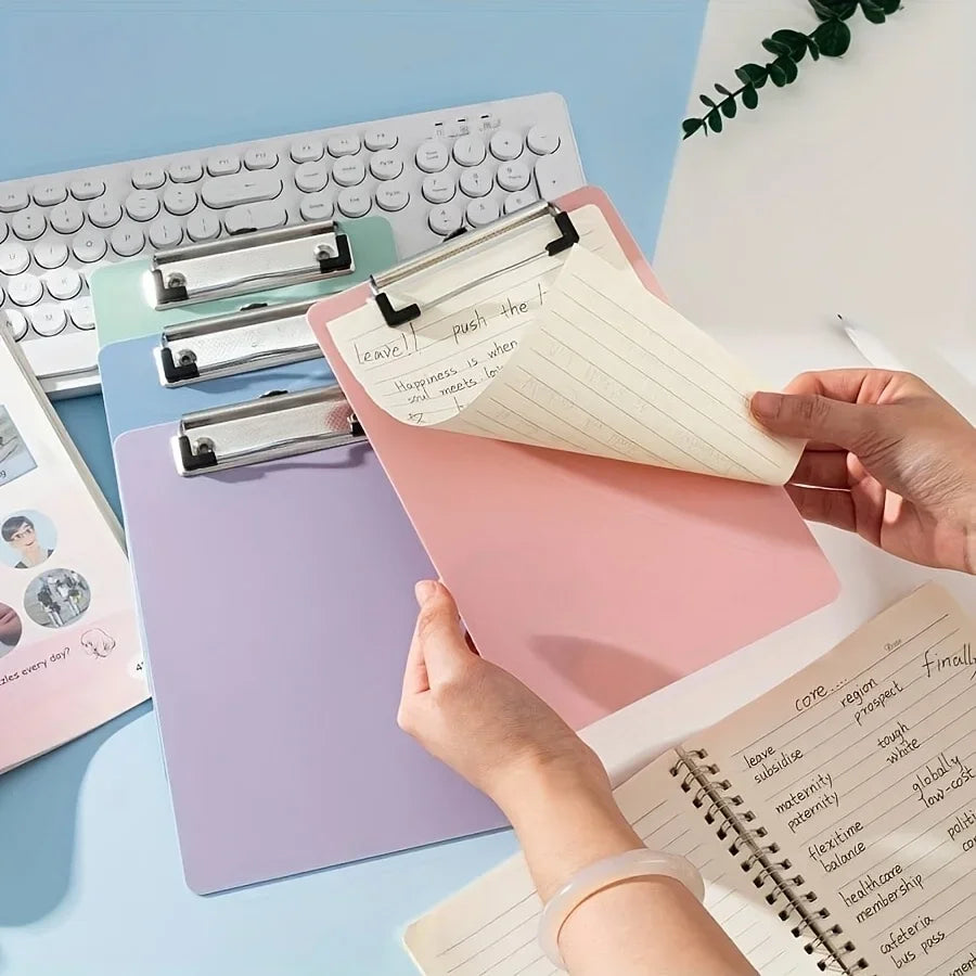 A5 Clipboard Memo Pad – Portable Loose-Leaf Writing Board Clipboard Memo Pad Qme