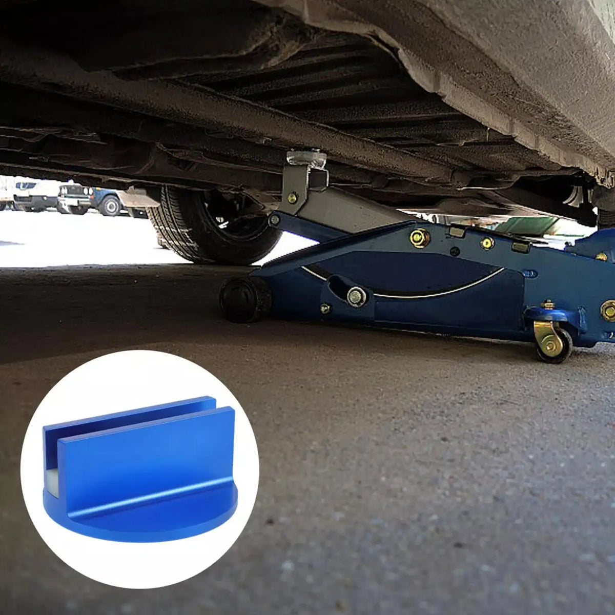 Magnetic Pinch Weld Jack Pad Frame Rail Adapter – Aluminum Jack Pad Adapter Qme