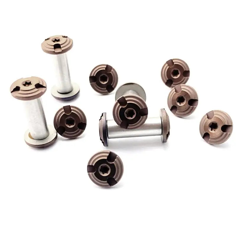 M4 Stainless Steel Knife Handle Lock Screws – 10 Sets DIY Pivot Knife Hardware Screws Qst