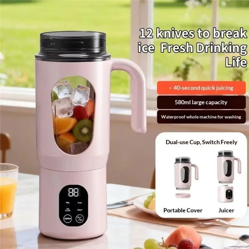 B15C Portable Blender Bottle 500ml Rechargeable Juicing Cup Portable Blender Bottle Qst