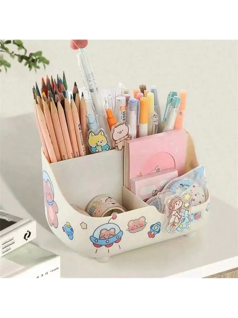 Extra Large Desktop Makeup Brush & Cosmetic Storage Box Cosmetic Storage Organizer Qme