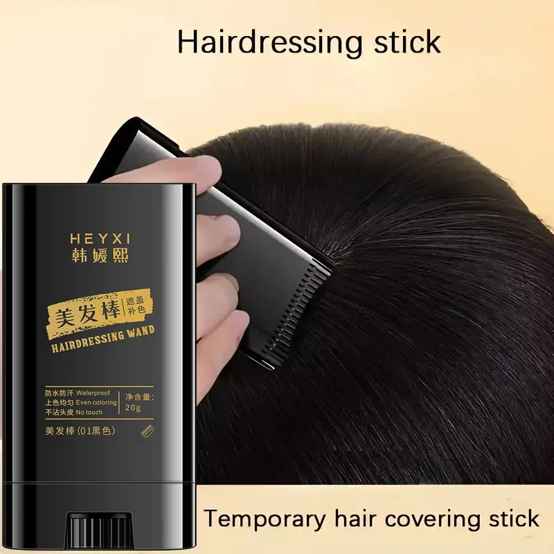 Waterproof Hair Dye Stick – Instant Gray Coverage, All Day Hair Dye Stick Qme