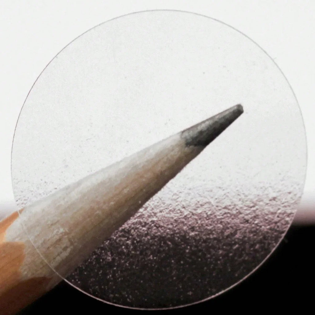 Crystal Clear Round PVC Stickers 300–1000 Pack | Transparent Seals Clear Round Stickers Qme