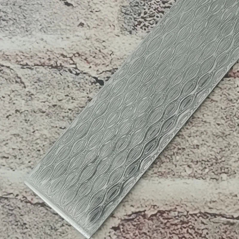 Damascus Steel Blade Billet 58HRC VG10 DIY Knife Making Blank Knife Making Billet Qst