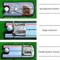 Golf Putting Alignment Mirror – Eye Line Swing Training Aid Golf Training Aid Qme Default Title
