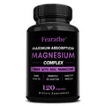 Magnesium Complex Capsules – Oxide & Citrate 500mg | Fearathe Magnesium Supplement Qst 120 count-1 bottle