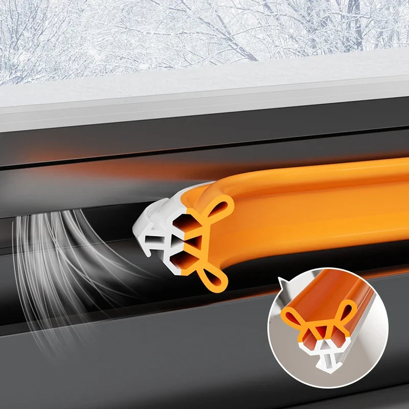 4M TPE Window Sealing Strip – Weatherstrip Gap Insulation Window Weatherstrip Seal Qme