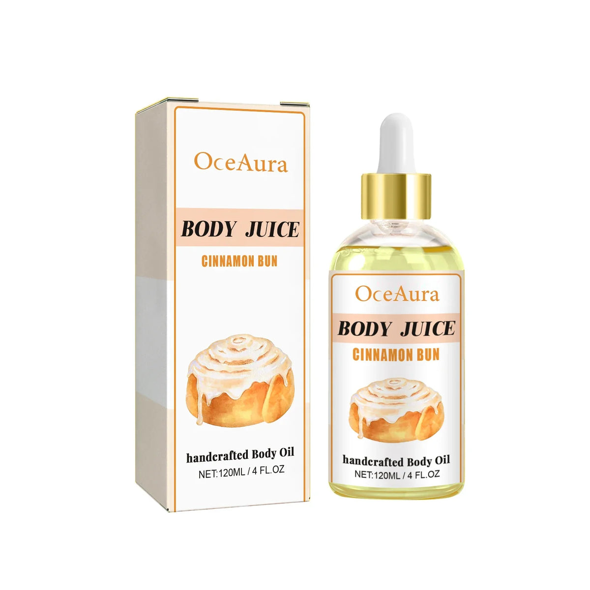Sweet Fragrance Body Oil – Moisturizing Multi-Scent Formula Moisturizing Body Oil Qme Cinnamon bun