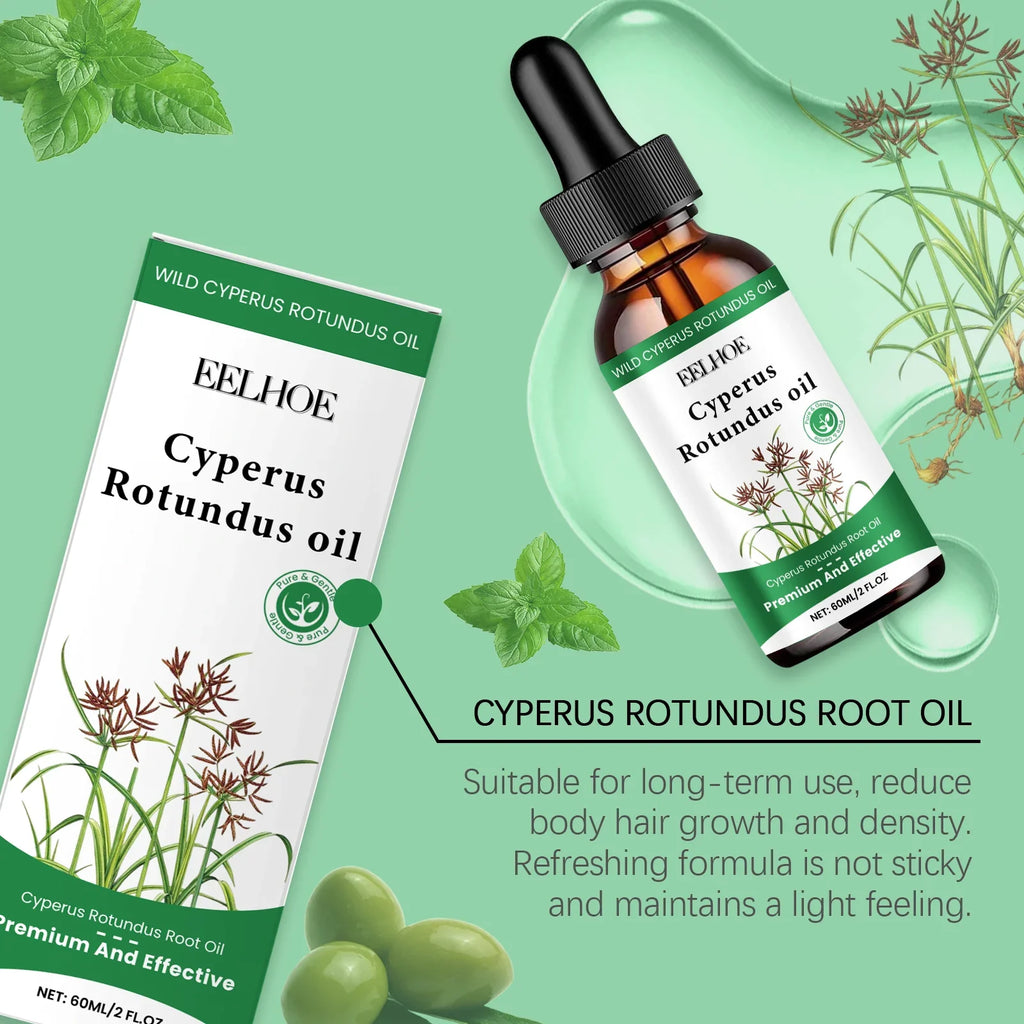 Cyperus Rotundus Oil Hair Inhibitor Serum | Smooth Body Skin Hair Inhibitor Serum Qme
