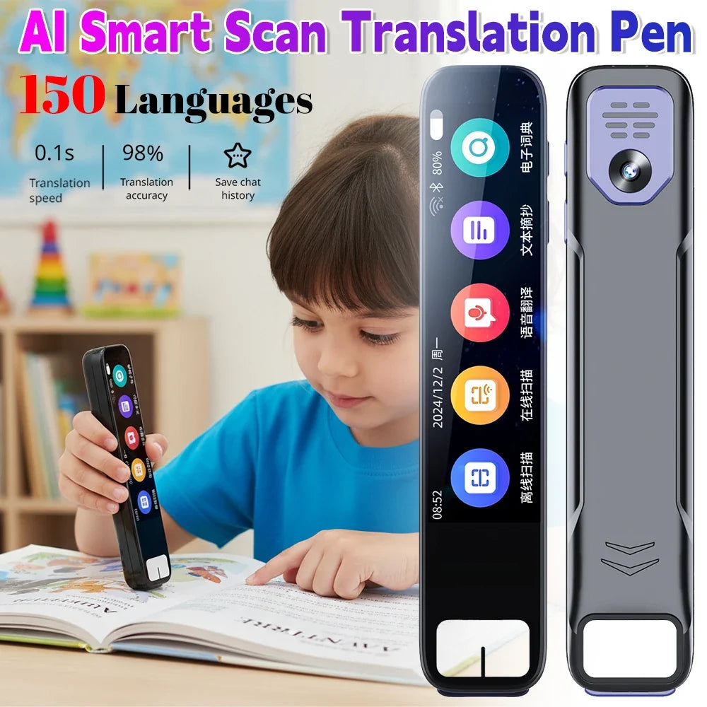 Smart Scanner Pen Translator & Electronic Dictionary | Qme Language Translator Pen Qme