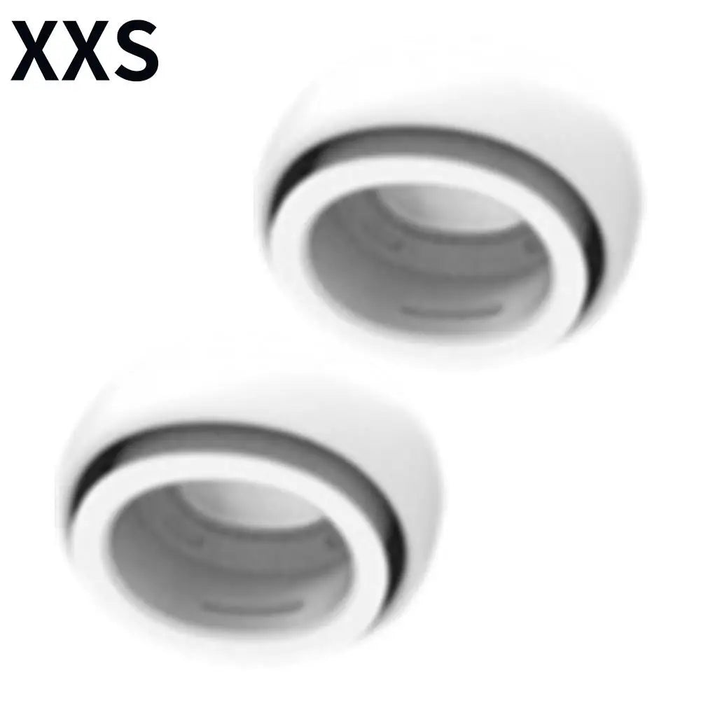 Silicone Replacement Ear Tips for AirPods Pro 3 – Soft Fit Replacement Ear Tips Qme White XXS