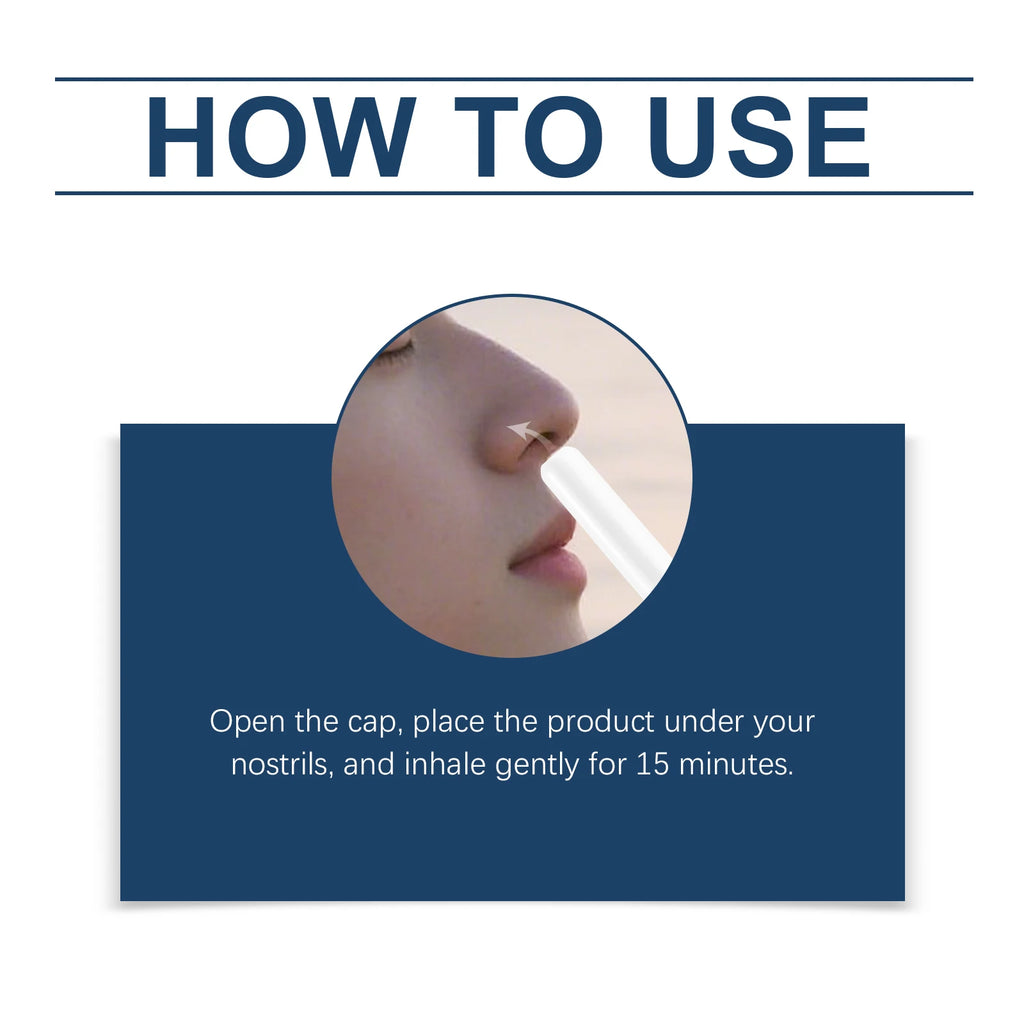 Men's Energizing Nasal Inhaler Stick – Refreshing & Awakening Aromatherapy Inhaler Qst