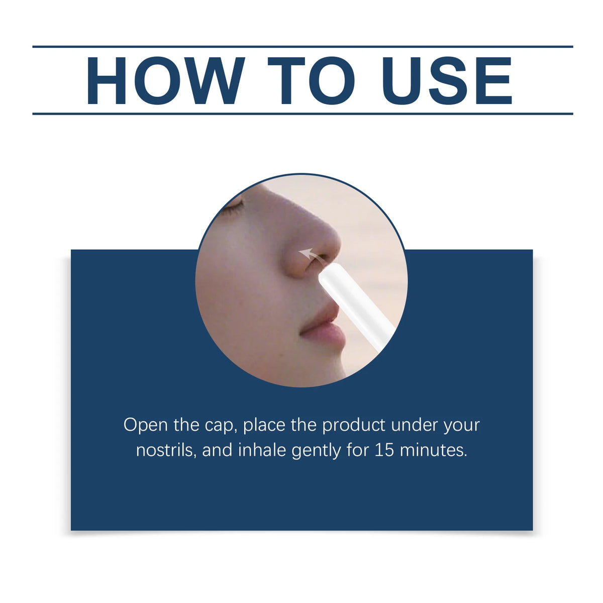 Men's Energizing Nasal Inhaler Stick – Refreshing & Awakening Aromatherapy Inhaler Qst