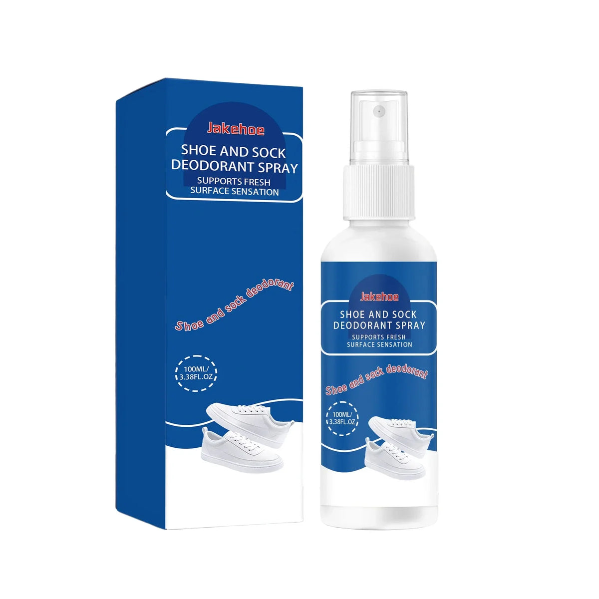 Shoe & Sock Deodorant Spray – Odor Neutralizing Freshener Shoe Deodorant Spray Qme 100ml Boxed
