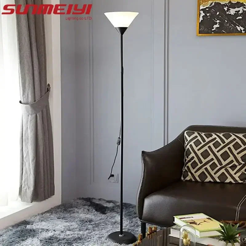 Nordic Minimalist E27 Floor Lamp | Living Room & Bedroom Floor Lamp Qme